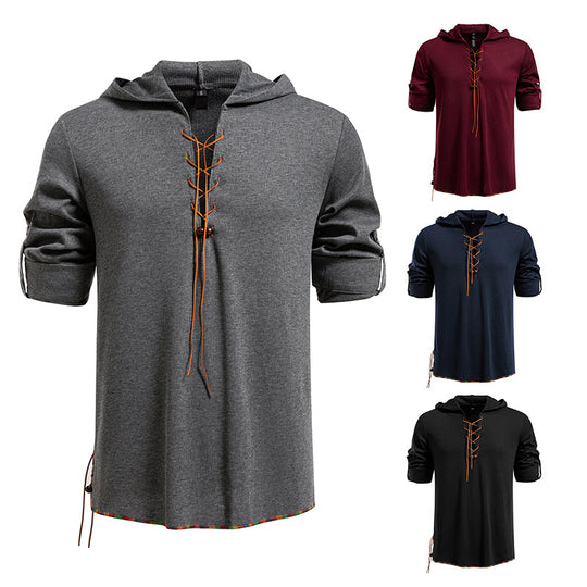 Damen Kapuzenpullover mit einzigartigem Kordelzug und lässigem Schnitt R&B