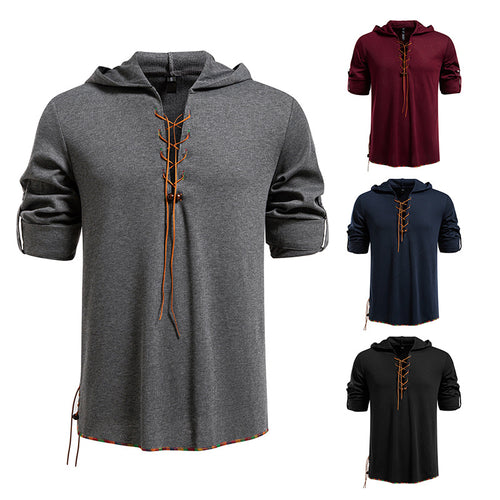 Damen Kapuzenpullover mit einzigartigem Kordelzug und lässigem Schnitt R&B