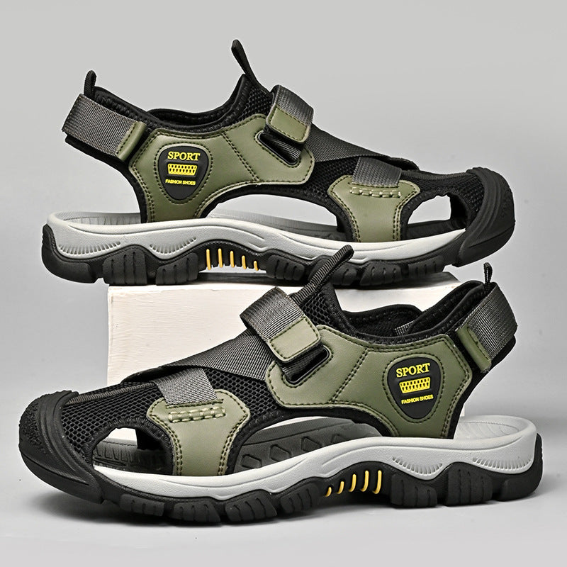 Damen Sportliche Sandalen mit verstellbarem Riemen und rutschfester Sohle R&B
