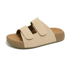 Damen Bequeme Clogs mit verstellbaren Klettverschlüssen und anatomischem Fußbett R&B