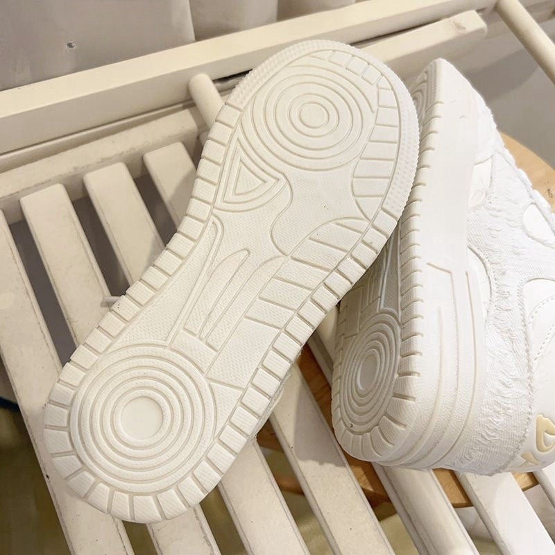 Damen Sportliche Sneakers mit strapazierfähiger Oberflächenstruktur und rutschfester Sohle R&B