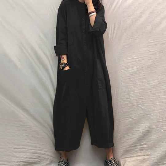 Damen Jumpsuit mit praktischen Taschen und lässigem Schnitt R&B