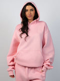 Damen lässiger Kapuzenpullover mit weitem Schnitt und Kängurutasche