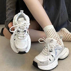 Damen Sportliche Sneakers mit atmungsaktiver Netzstruktur und dämpfender Sohle R&B