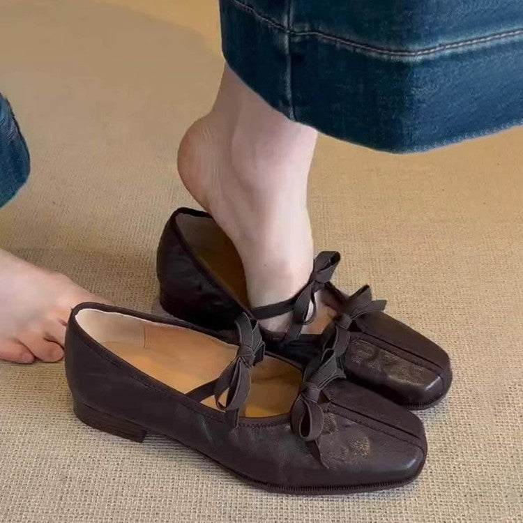 Damen elegante Ballerinas mit modischem Riemchen und komfortabler Passform R&B