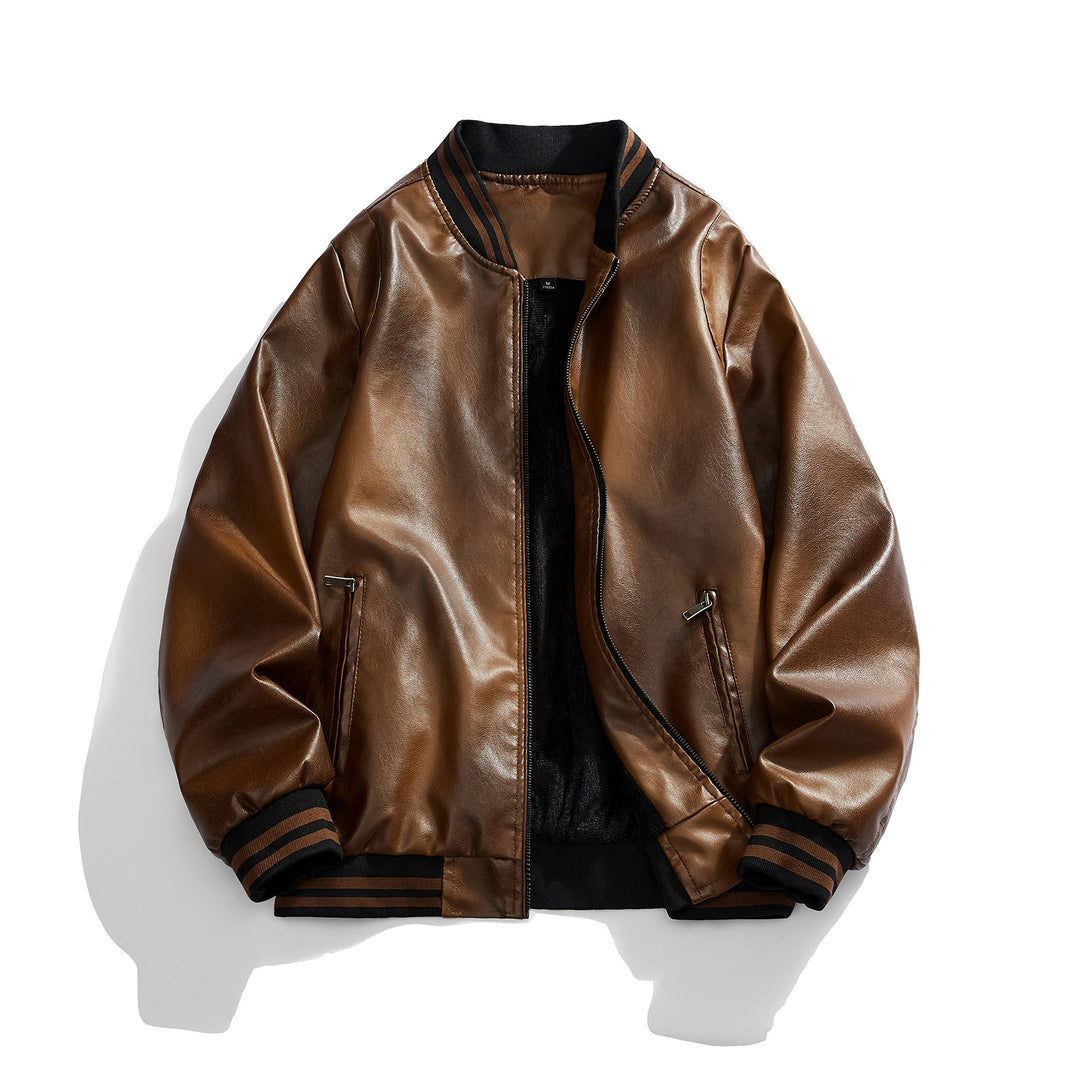 Herren klassische jacke mit elastischen Rippbündchen R&B