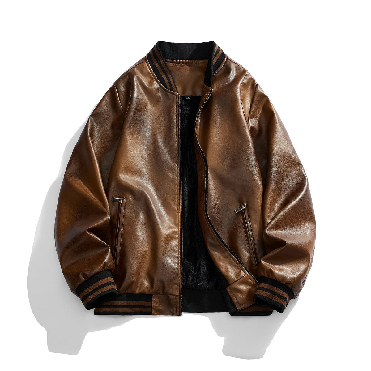 Herren klassische jacke mit elastischen Rippbündchen R&B
