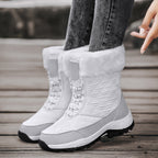 Damen Winterstiefel mit warmem Futter und rutschfester Sohle R&B