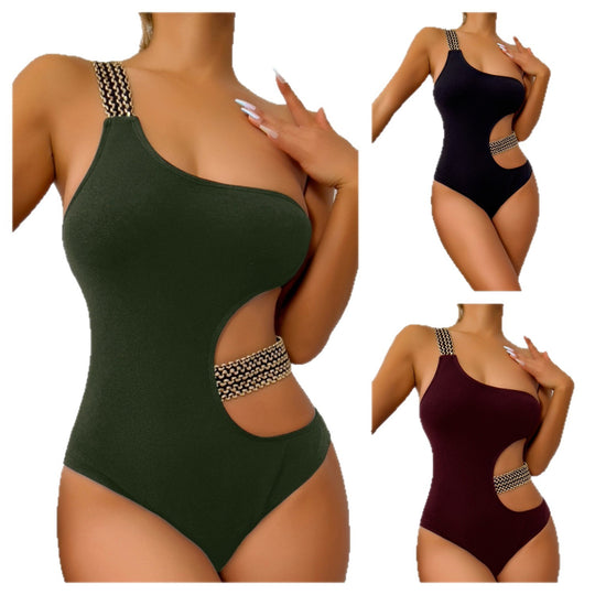 Damen Einteiler Badeanzug R&B