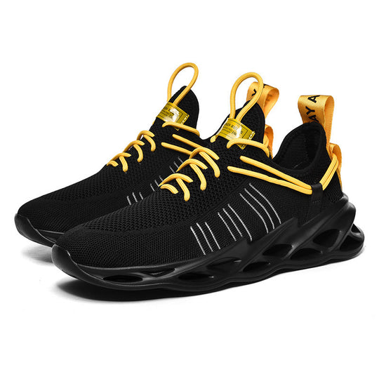 Damen Leistungsstarke Laufsneakers mit atmungsaktivem Mesh-Obermaterial und innovativem Dämpfungssystem R&B