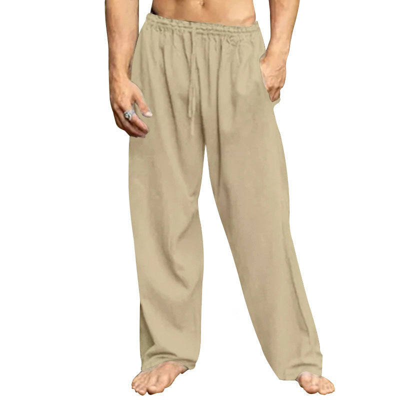 Herren entspannende Freizeithose mit elastischem Bund und praktischen Taschen R&B