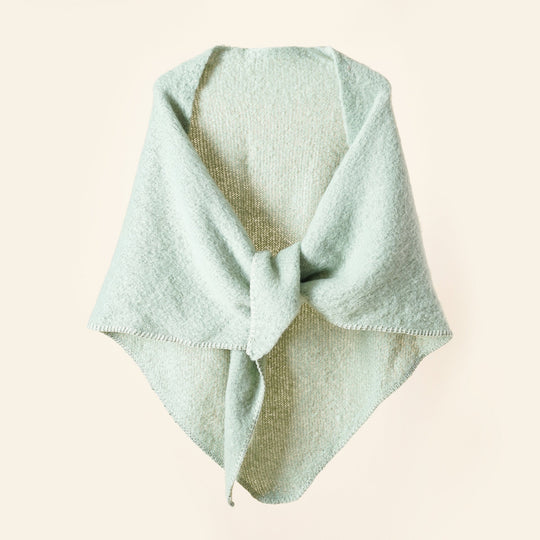 Damen Kuscheliger Wickelponcho mit Modernen Fransen und Elegantem Design R&B