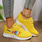 Damen Sportliche Lauf-Sneaker mit auffälligem Design