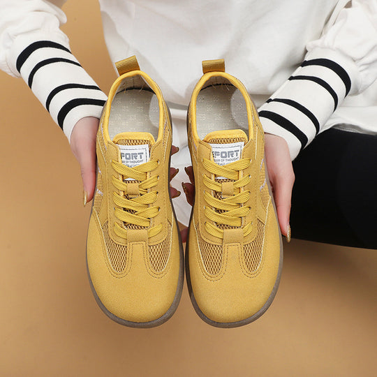 Damen Sportliche Sneakers mit atmungsaktiver Netzoberfläche R&B