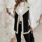 Damen Wolle Mantel R&B