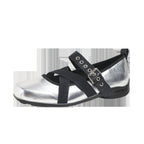 Damen Komfortable Ballerinas mit verstellbarem Riemendesign