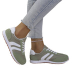 Damen Sportliche Freizeitsneaker mit praktischem Schnürverschluss R&B