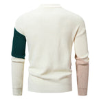 Herren modischer Rollkragenpullover mit modernem Grafikdesign R&B