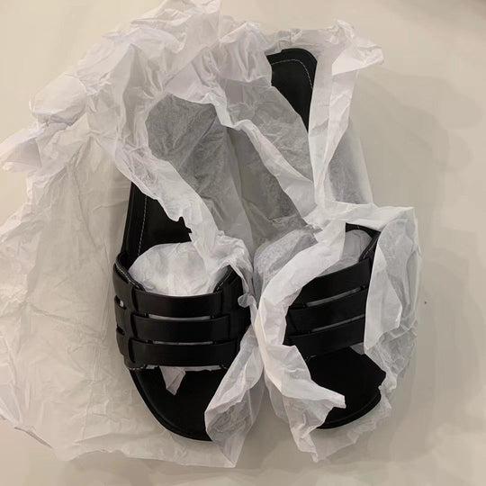 Damen praktische und stilvolle Slipper mit komfortablem Fußbett R&B