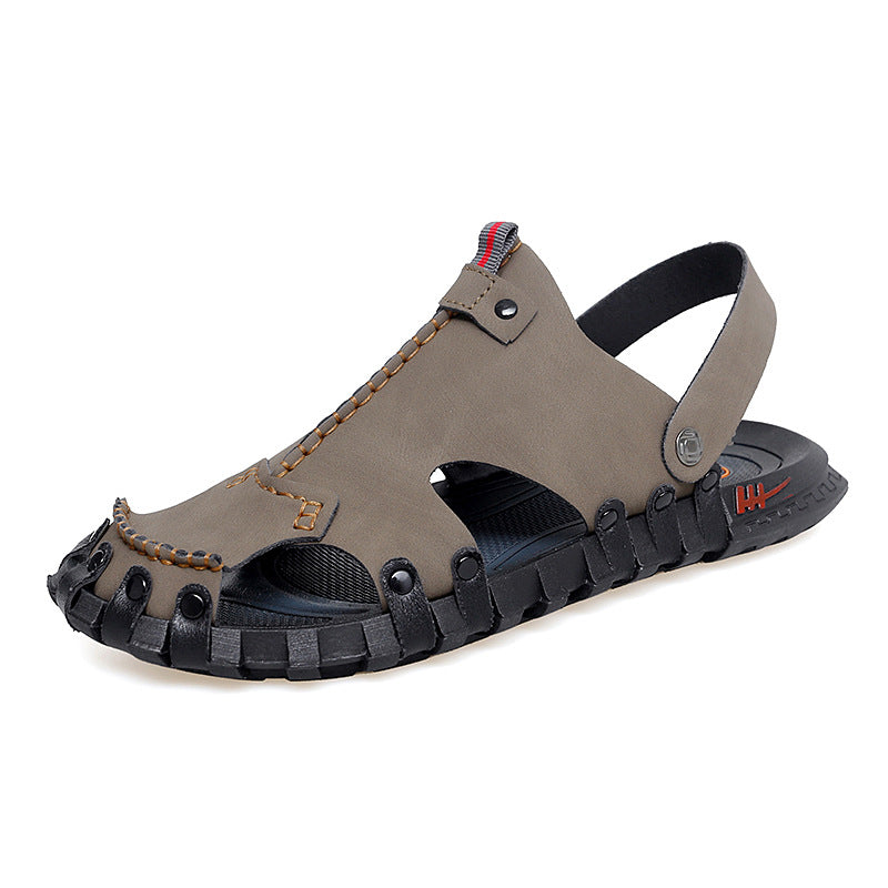Damen freizeitorientierte Sandalen mit rutschfester Sohle und verstellbarem Riemen R&B