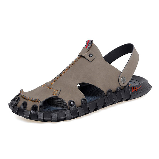 Damen freizeitorientierte Sandalen mit rutschfester Sohle und verstellbarem Riemen R&B