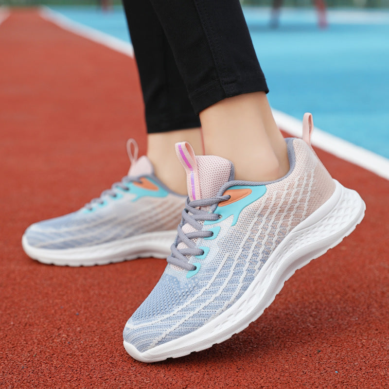 Damen Leichte Laufschuhe mit atmungsaktivem Obermaterial und stoßdämpfender Sohle R&B