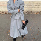 Damen Oversized Wollblazer im Smart-Casual-Stil R&B