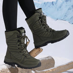 Damen Winterstiefel mit isolierendem Innenfutter und rutschfester Sohle R&B
