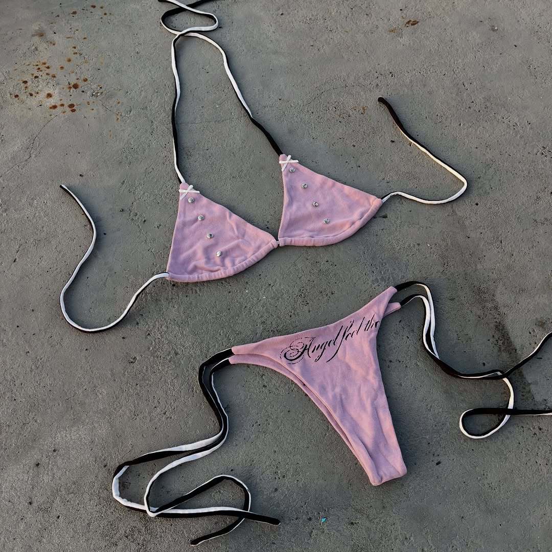 Damen verführerisches Bikini-Set mit einzigartigen Akzenten R&B