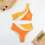 Damen Einseitiger, grafisch gestalteter Bikini R&B
