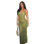 Damen Glamouröses Abendkleid mit funkelnden Details R&B