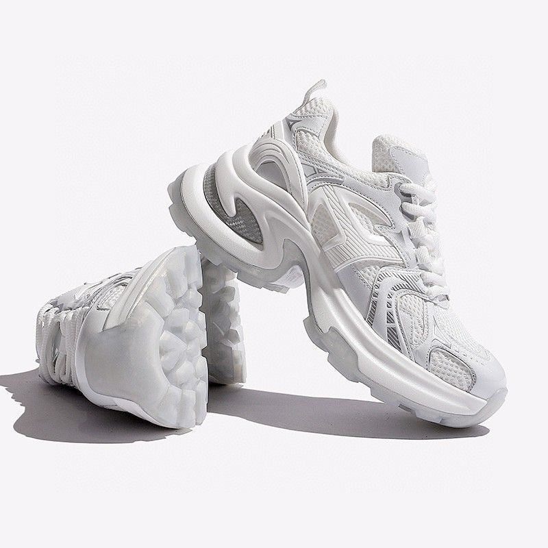 Damen Sportliche Sneakers mit atmungsaktivem Obermaterial und dämpfender Sohle