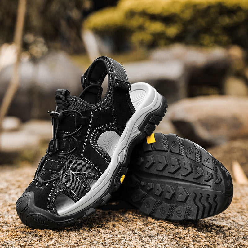 Damen Multifunktionale Outdoor-Sandalen mit rutschfester Sohle und verstellbarem Schnürsystem