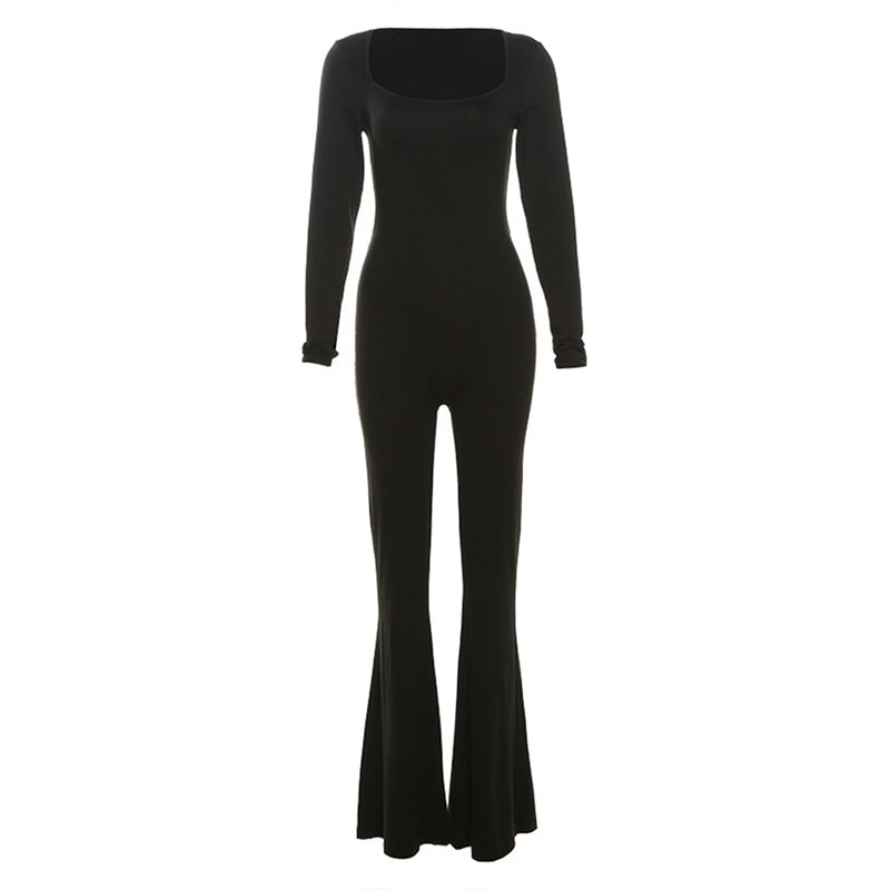 Damen Langärmeliger Jumpsuit R&B