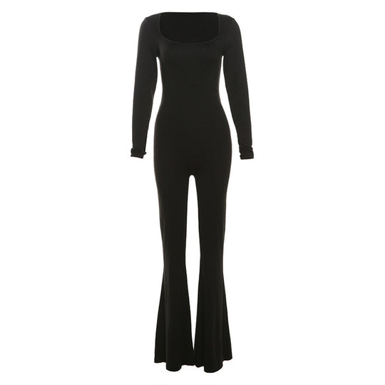 Damen Langärmeliger Jumpsuit R&B
