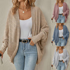 Damen lässige Strickjacke mit oversized Schnitt und lässigen Ärmeln R&B