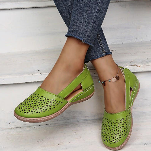 Damen Atmungsaktive Freizeitschuhe mit dekorativem Lochmuster R&B