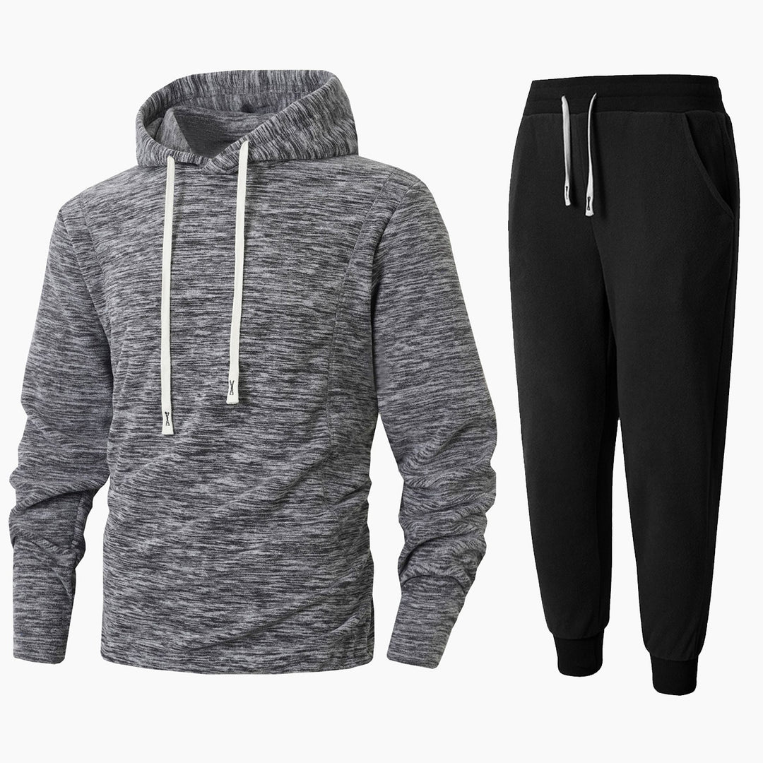 Damen Kuscheliger Fleece-Hoodie und Jogginghose Set R&B