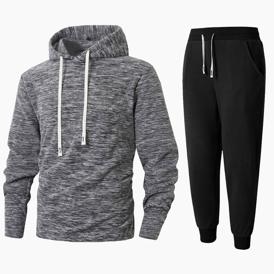 Damen Kuscheliger Fleece-Hoodie und Jogginghose Set R&B