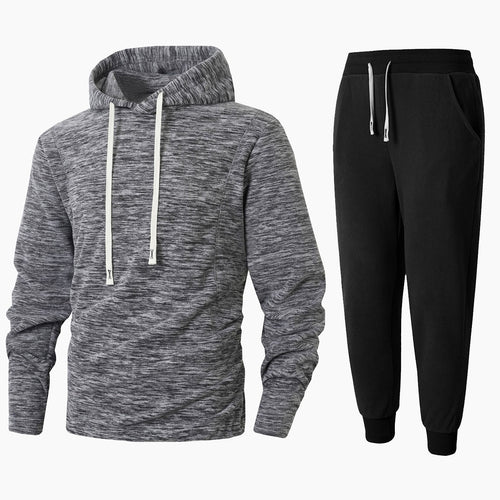 Damen Kuscheliger Fleece-Hoodie und Jogginghose Set R&B