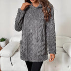 Damen Kuscheliger Hoodie mit Struktur R&B