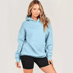 Damen Bequemer Oversized Hoodie R&B