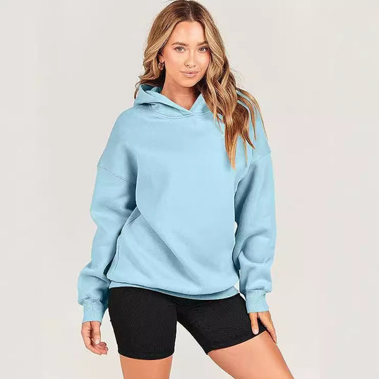 Damen Bequemer Oversized Hoodie R&B