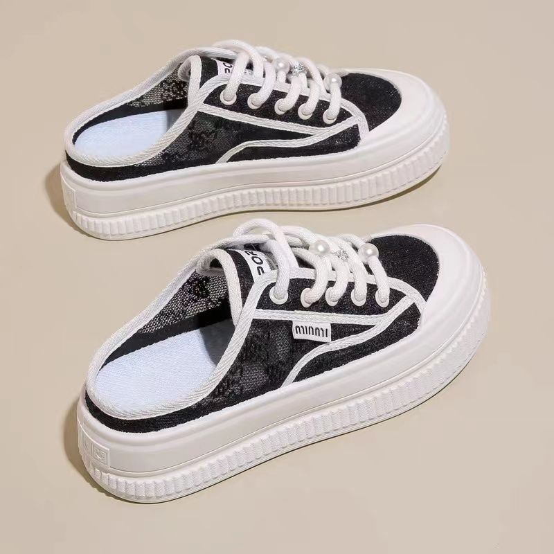 Damen Sneakers mit trendigem Schnitt und modischer Netzoberfläche