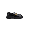 Damen Elegante Loafers mit stabiler Sohle und goldfarbener Schnallenakzent R&B