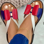 Damen Sandalen mit schickem Schleifen-Design und bequemer Sohle