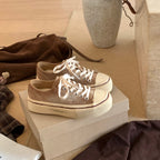 Damen Modische Sneakers aus hochwertigem Wildleder mit bequemer Sohle