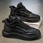 Damen Modische High-Top Sneakers mit strapazierfähigem Obermaterial und dämpfender Sohle