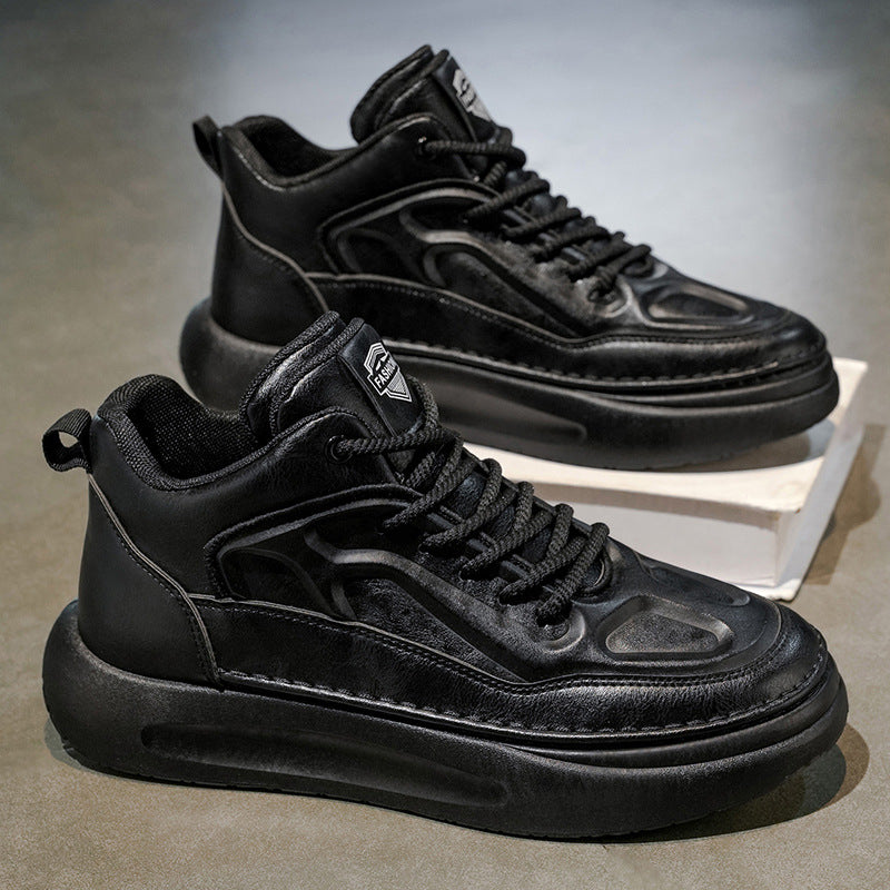 Damen Modische High-Top Sneakers mit strapazierfähigem Obermaterial und dämpfender Sohle