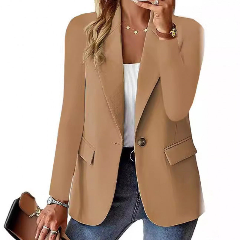 Damen Moderner Tailored Blazer mit elegante Knopfdetails R&B